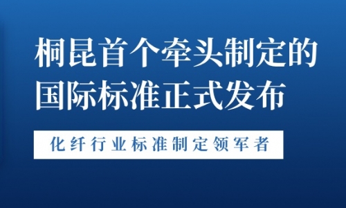 新突破！桐昆首個牽頭制定的國際標(biāo)準(zhǔn)正式發(fā)布！